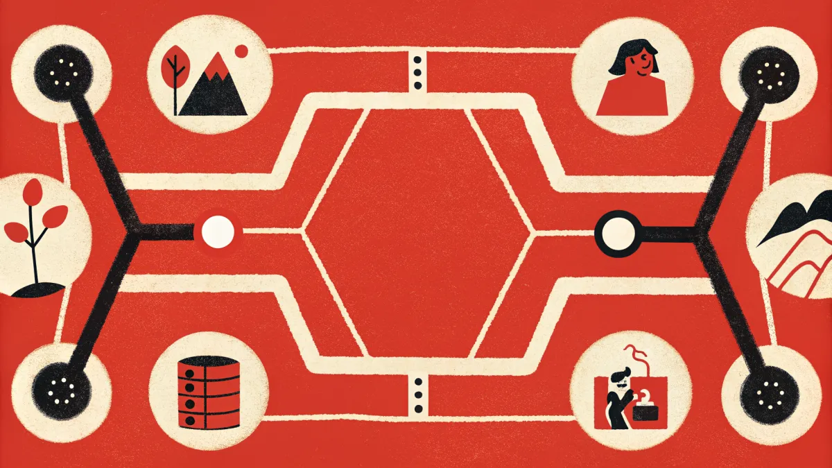 Separación entre vida personal y proyecto de medios, simbolizando equilibrio y enfoque.