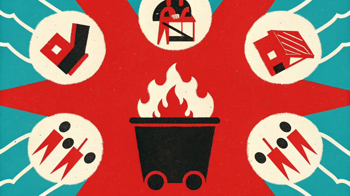 Imagen que representa la lucha entre esfuerzo y resultados en el trabajo